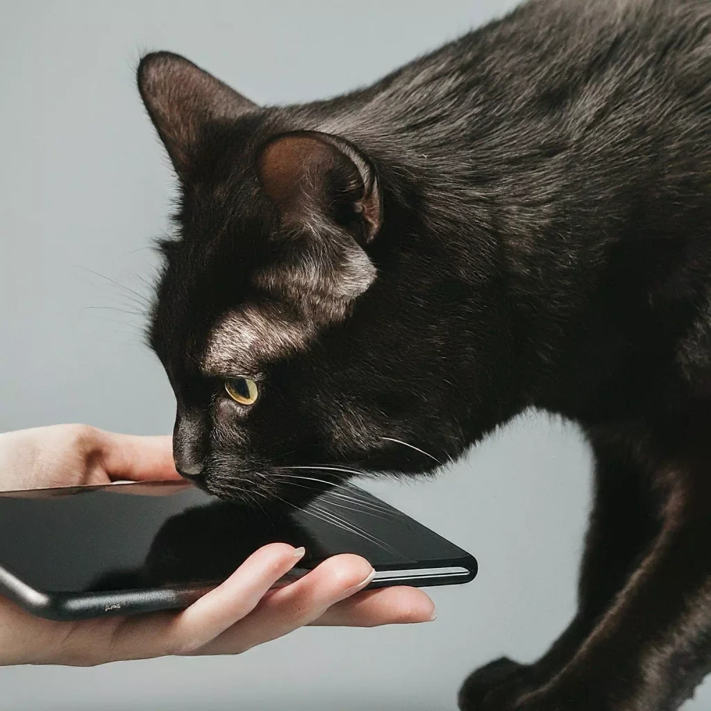 猫とスマホの関係