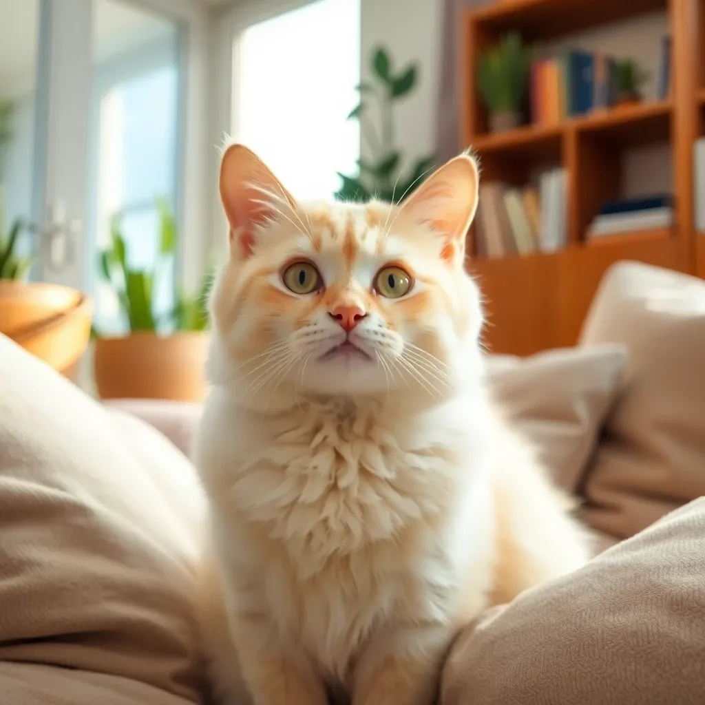温厚でフレンドリー?クリーム色の猫に多い性格傾向