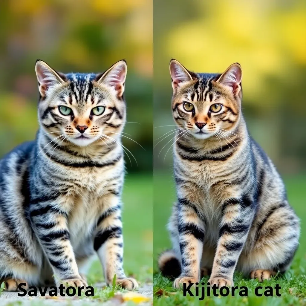 サバトラとキジトラの見分け方！画像で比較