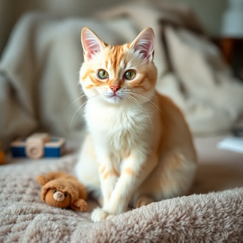 クリーム色の珍しい猫の性格と飼育のポイント