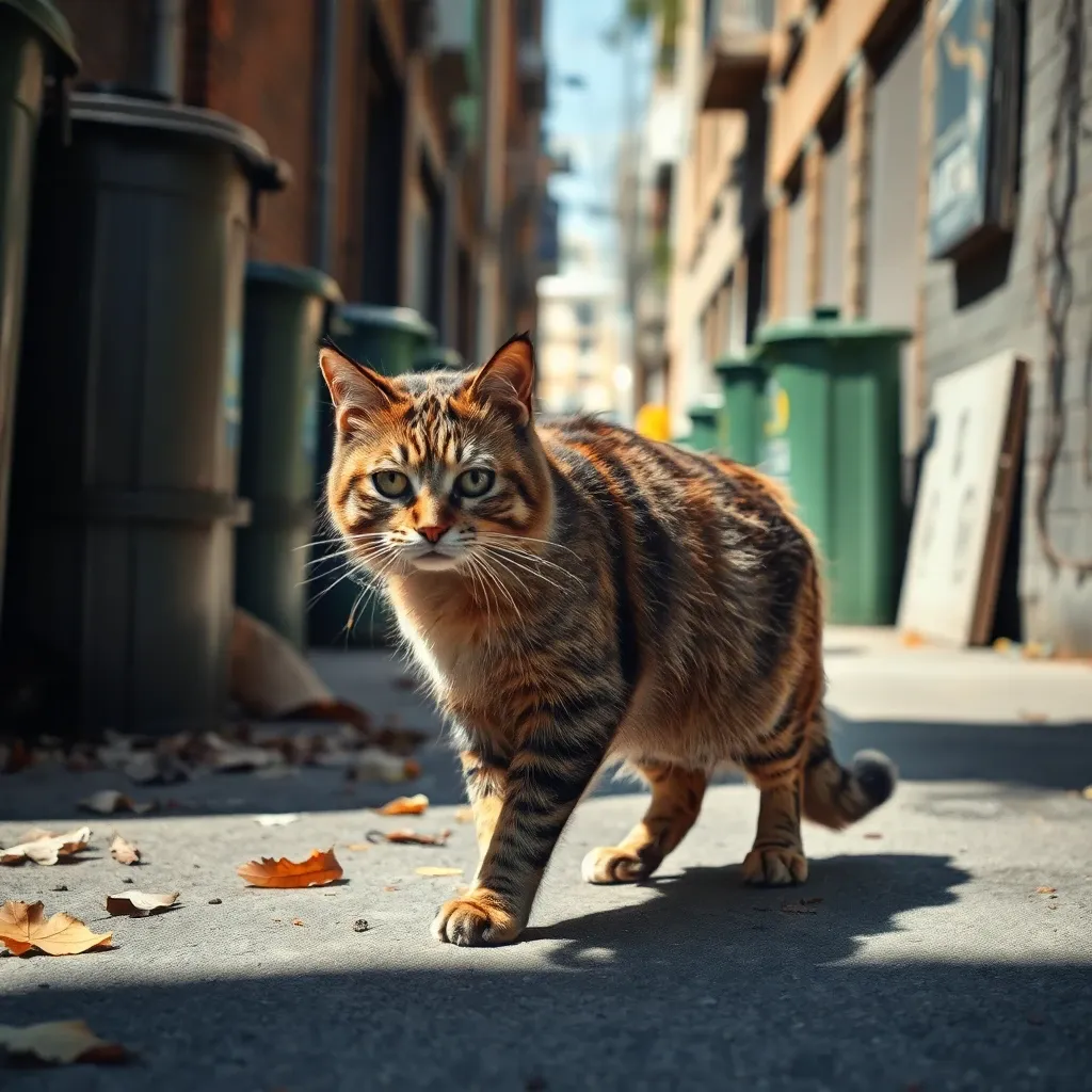 飼い猫が野良猫になった場合の行動変化と生存率