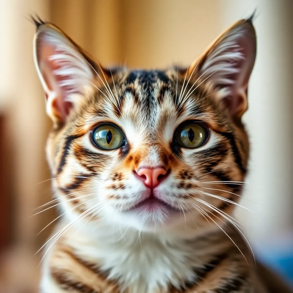 耳ピクピクから猫耳後ろに倒れるまでの感情変化