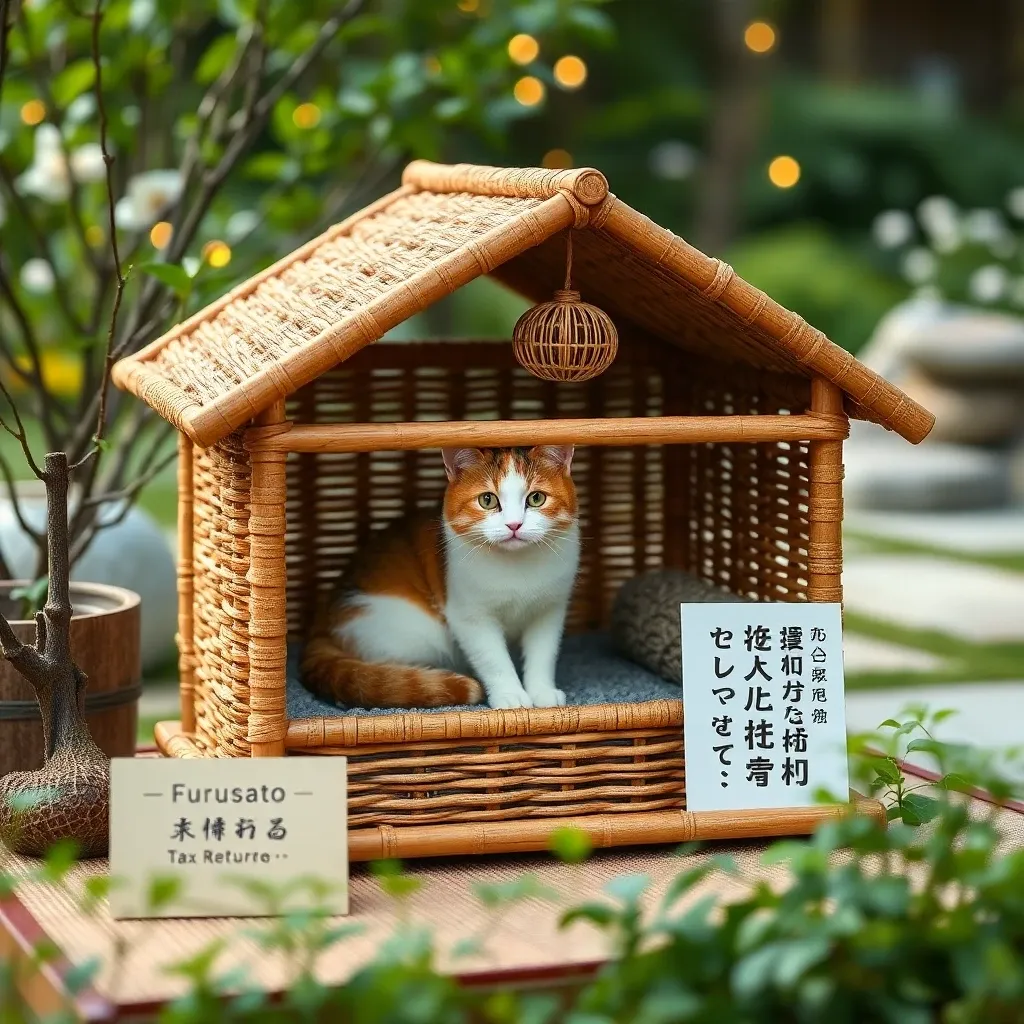 ふるさと納税で手に入る高品質猫ちぐら！返礼品でお得に入手