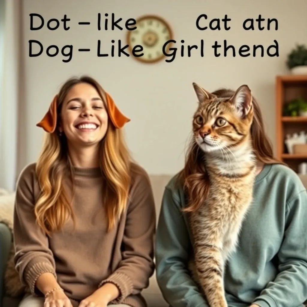 彼女が犬っぽい女?猫との違いは?モテ度の比較
