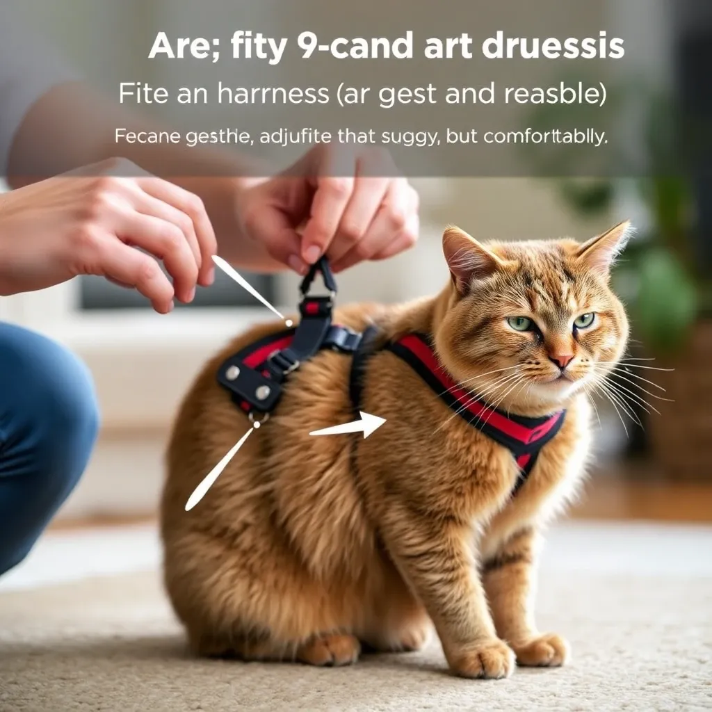 猫に負担をかけないハーネスの正しい付け方と調整法