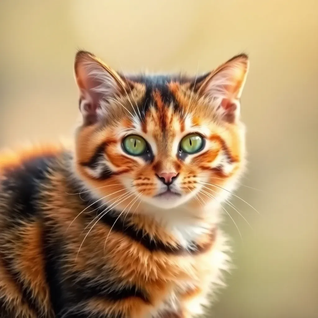 サビ猫の特徴とたぬきに似た独特の毛色パターン