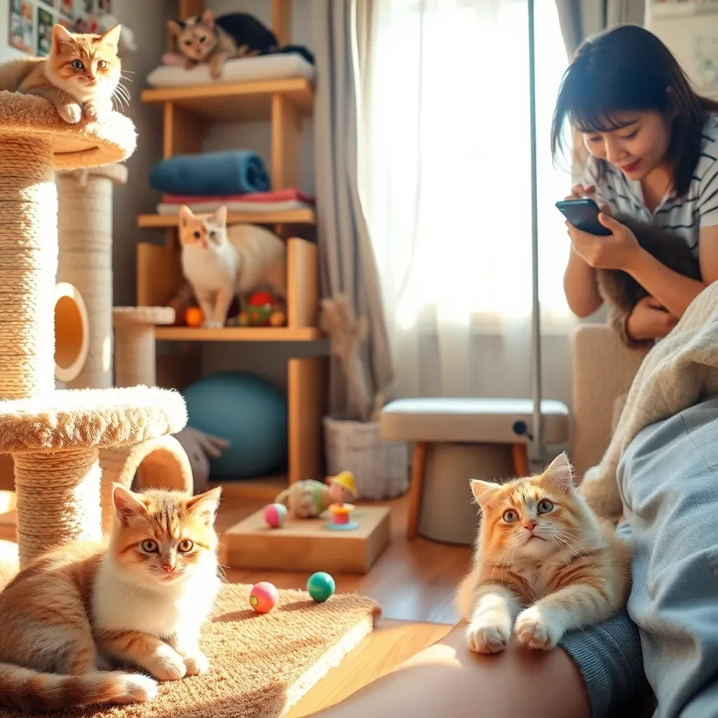 サンシャイン池崎が預かった猫のりしおのかわいい日常生活
