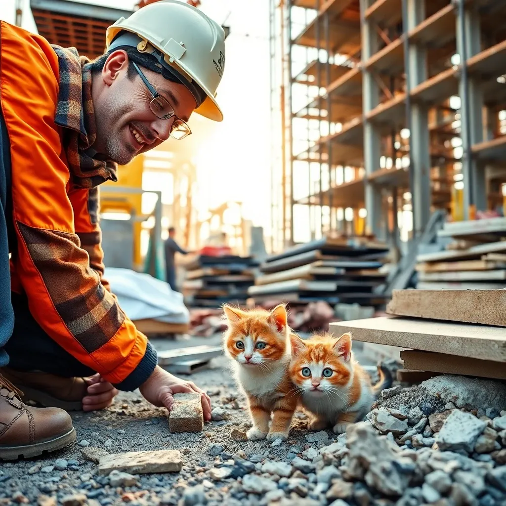 建設会社の現場で見つかった保護猫のりしお:出会いのきっかけ