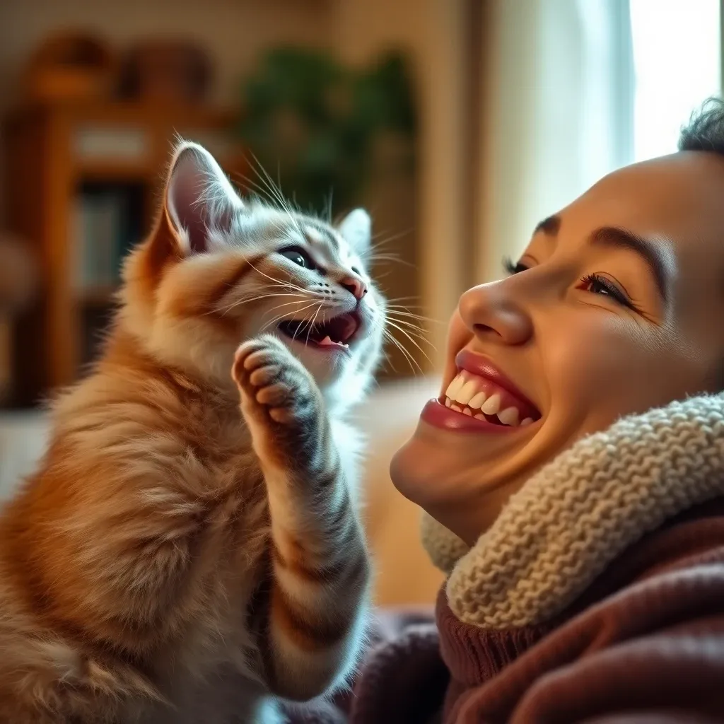 注目を集めるため?飼い主の顔に連打する時の心理