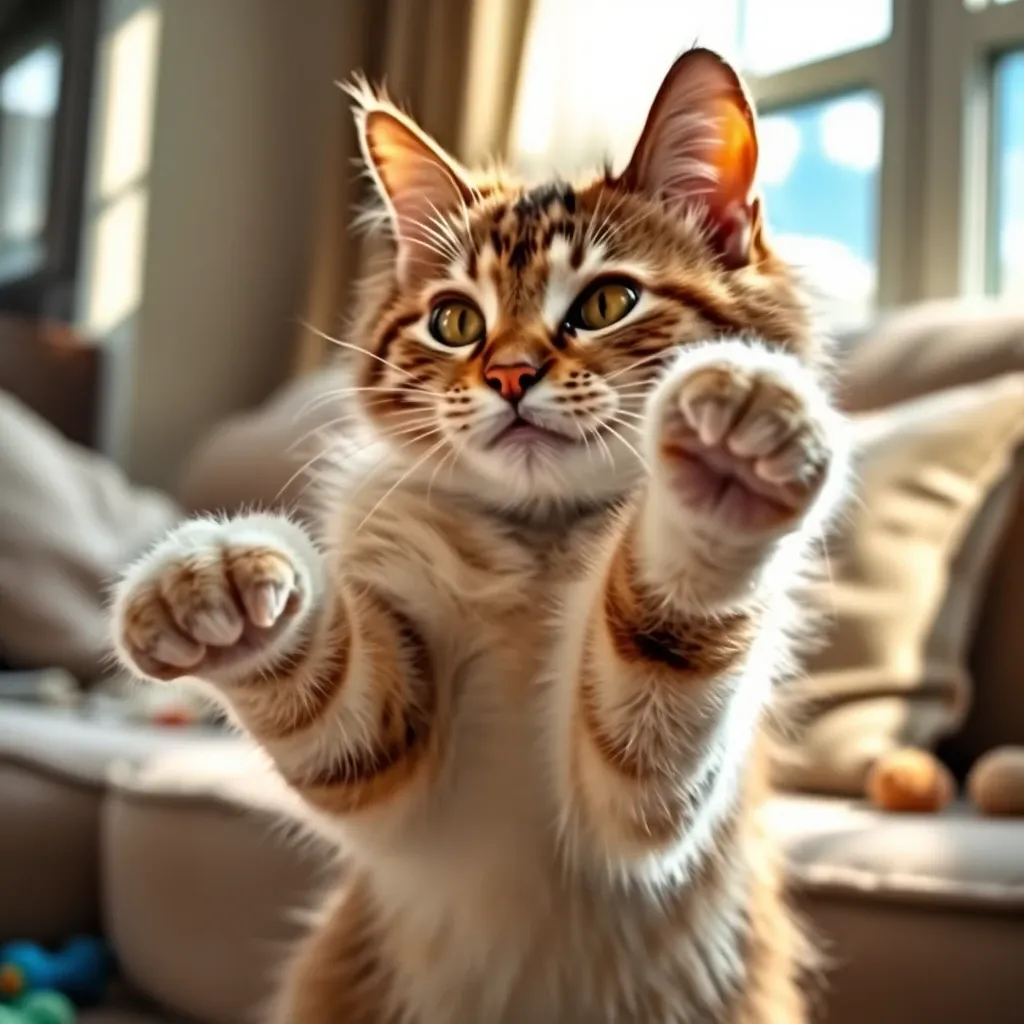猫パンチを連打する理由とは?心理的背景を解説