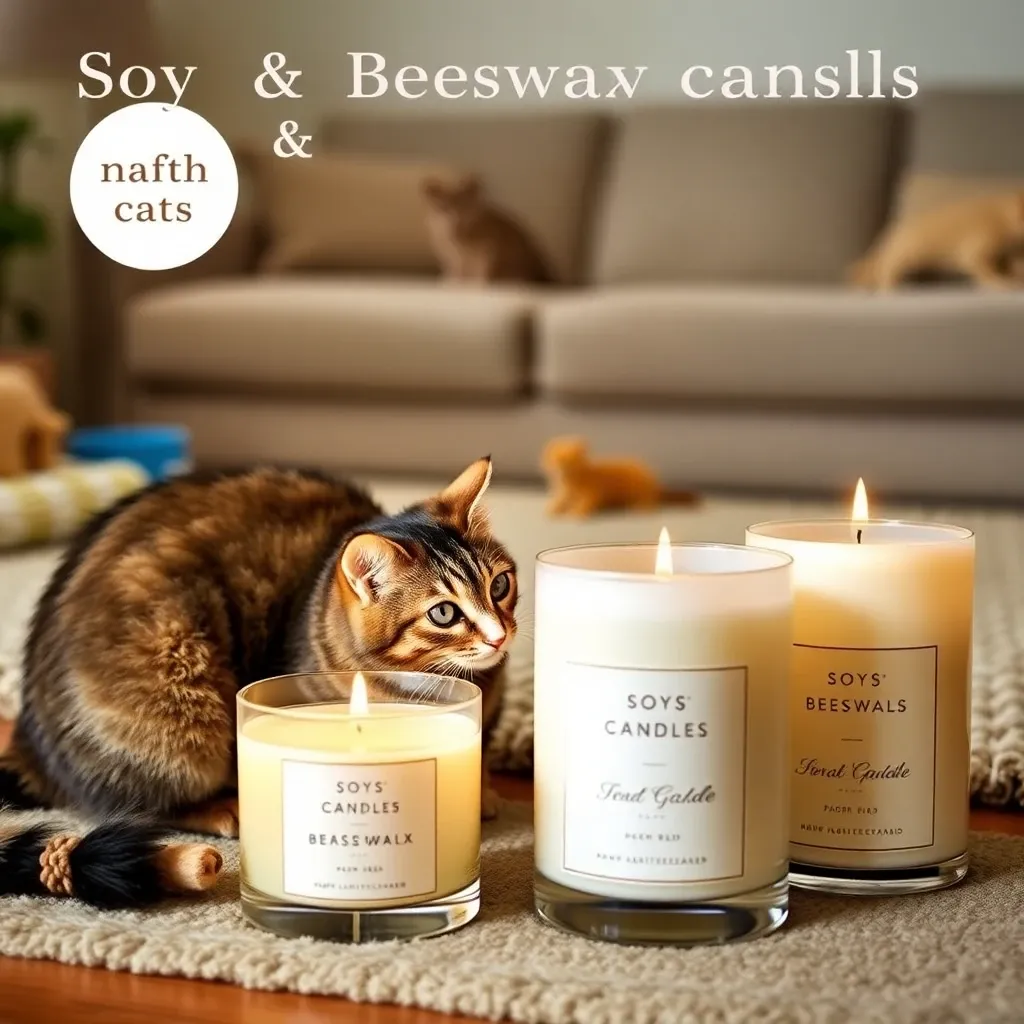 ソイキャンドルと蜜蝋キャンドルが猫に大丈夫な理由