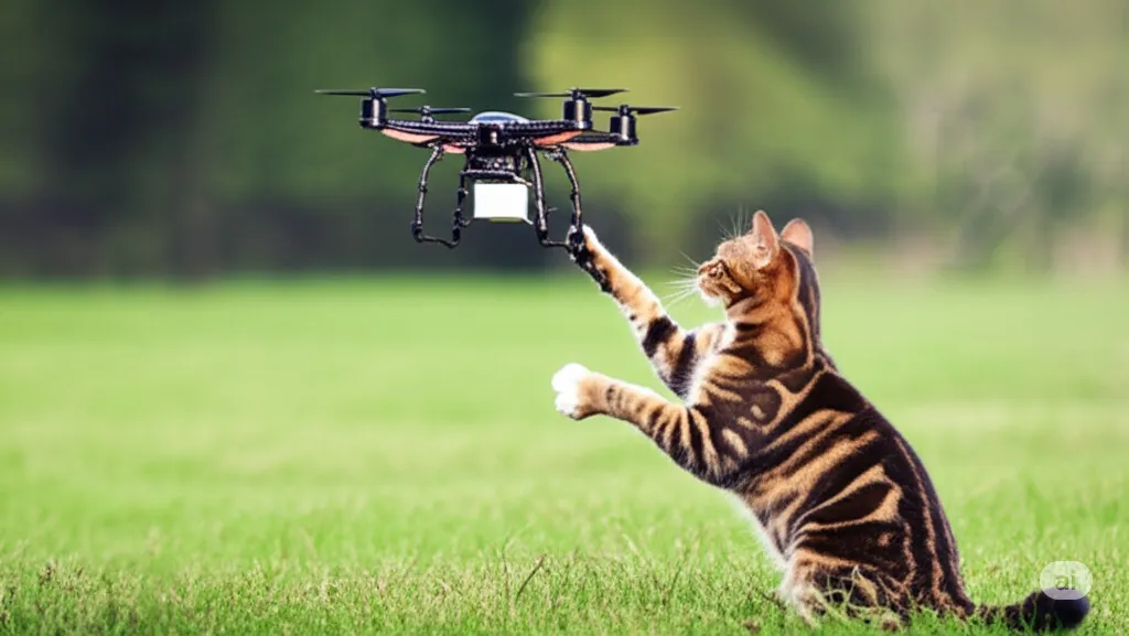 猫とドローンで遊ぶ前に!知っておくべき危険性と注意点