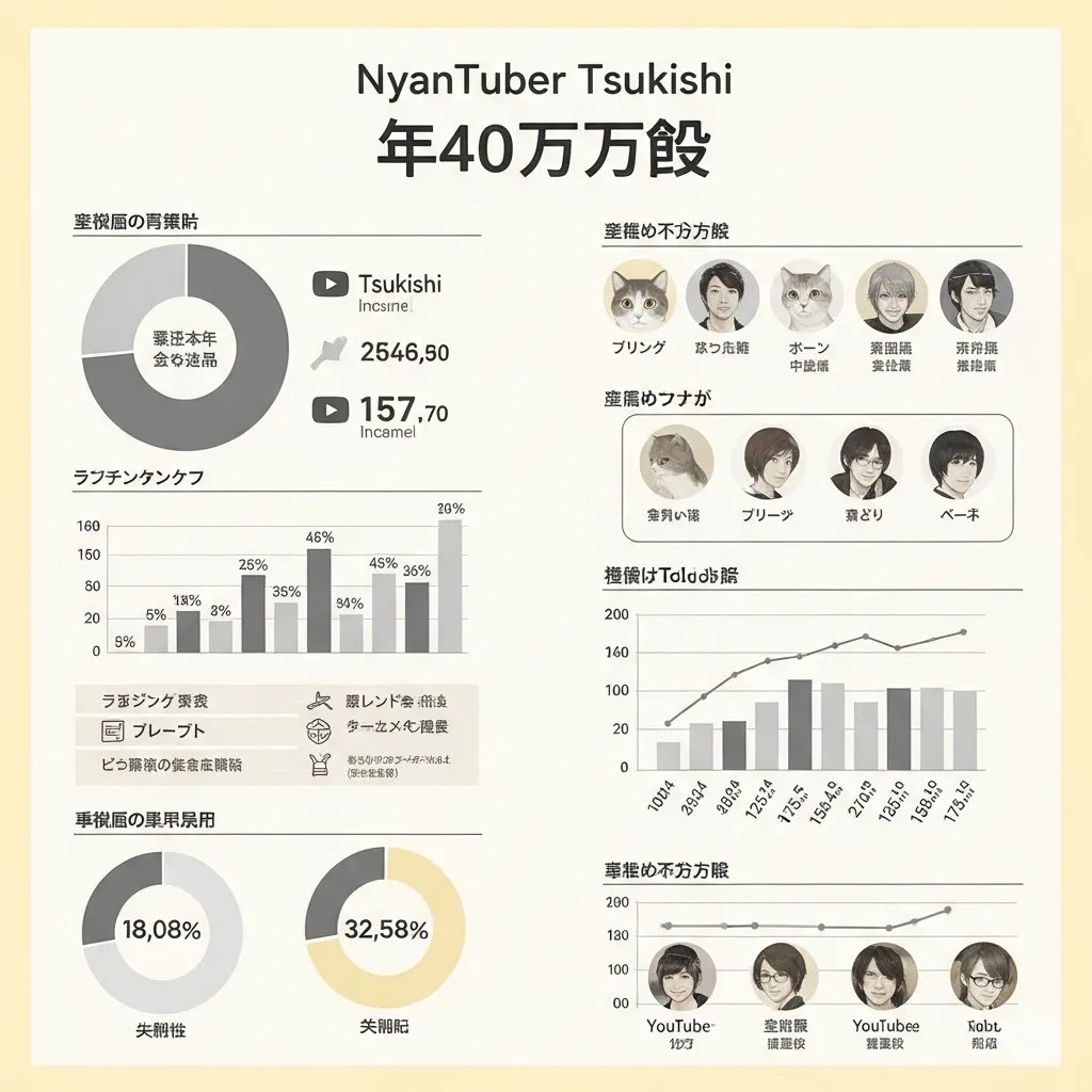 にゃんチューバーつくしの推定年収は〇〇〇万円?人気猫Youtuberの収入を調査