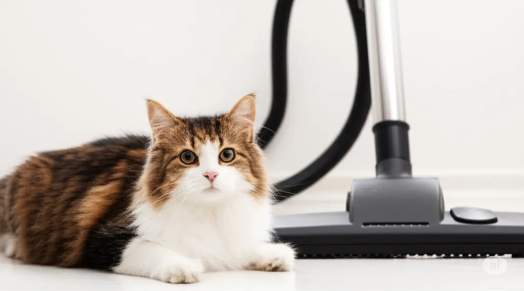 安全に猫を掃除機で吸うための条件とストレスを与えない代替案