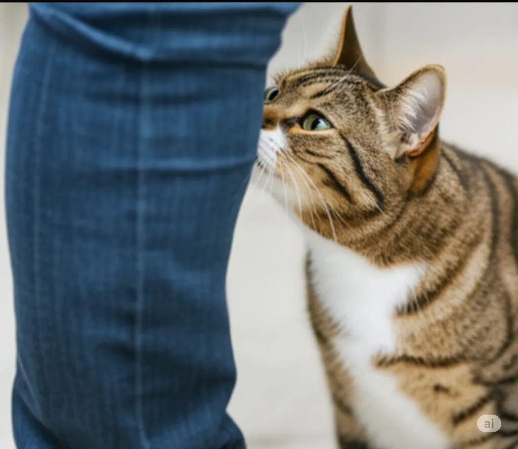飼い主に甘えたい時の高い声の「にゃおーん」