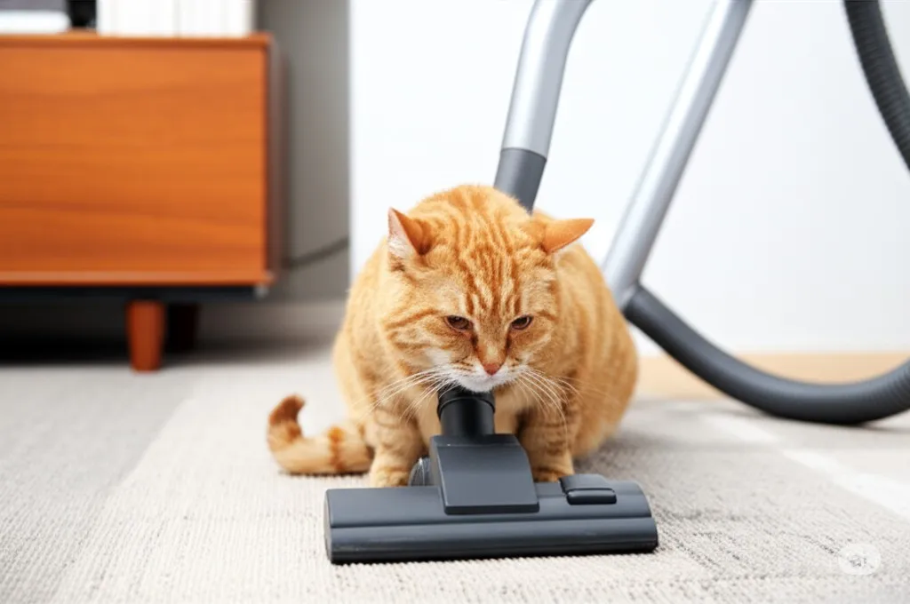 猫を掃除機で吸うのは危険？メリットと猫のストレスを徹底比較！