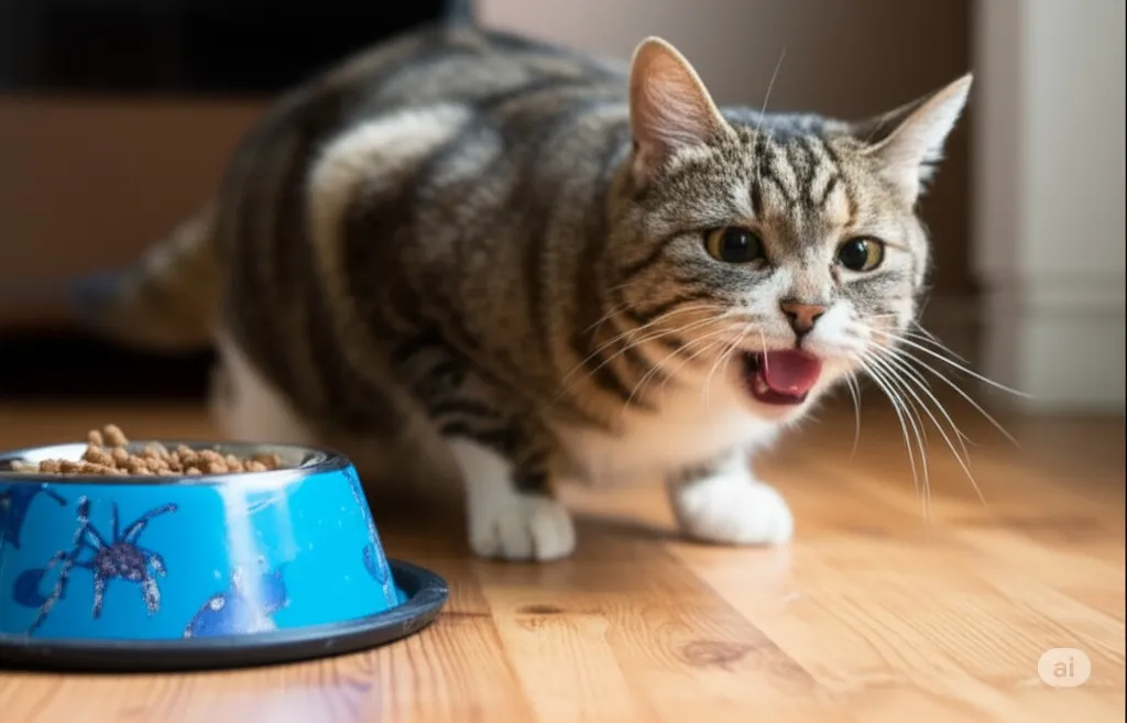ご飯や遊びの要求・おねだりをする時の長いニャオーン