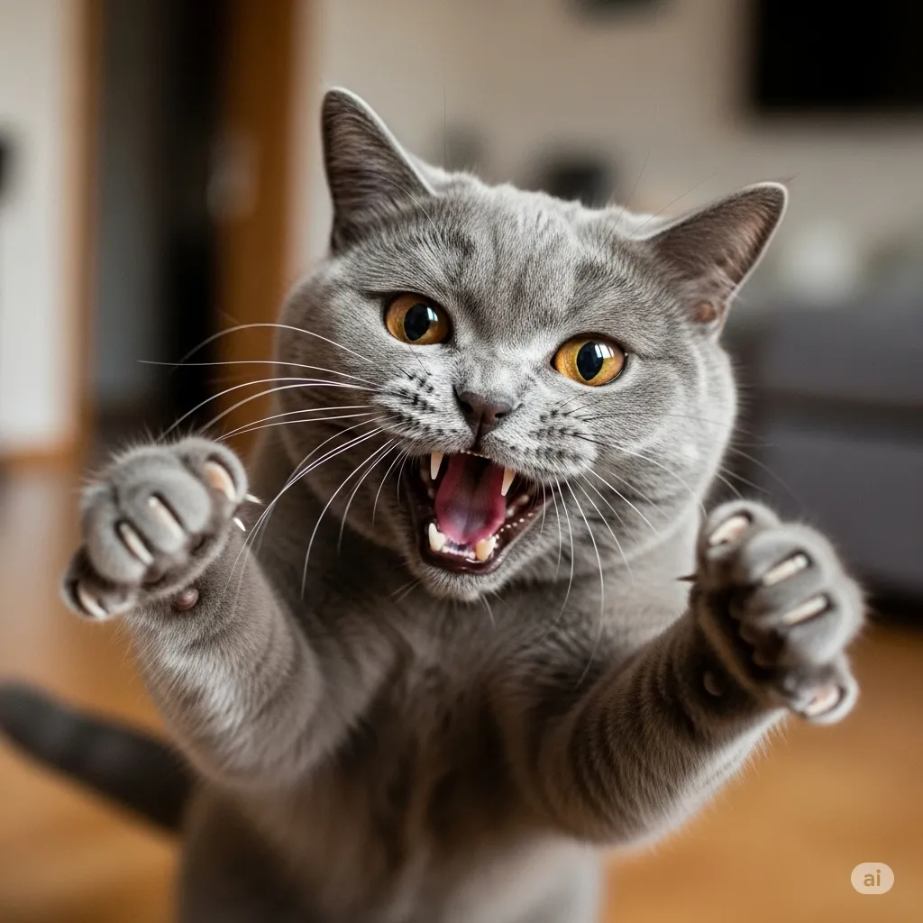 なつかないブリティッシュショートヘアの凶暴化！後悔しない飼育