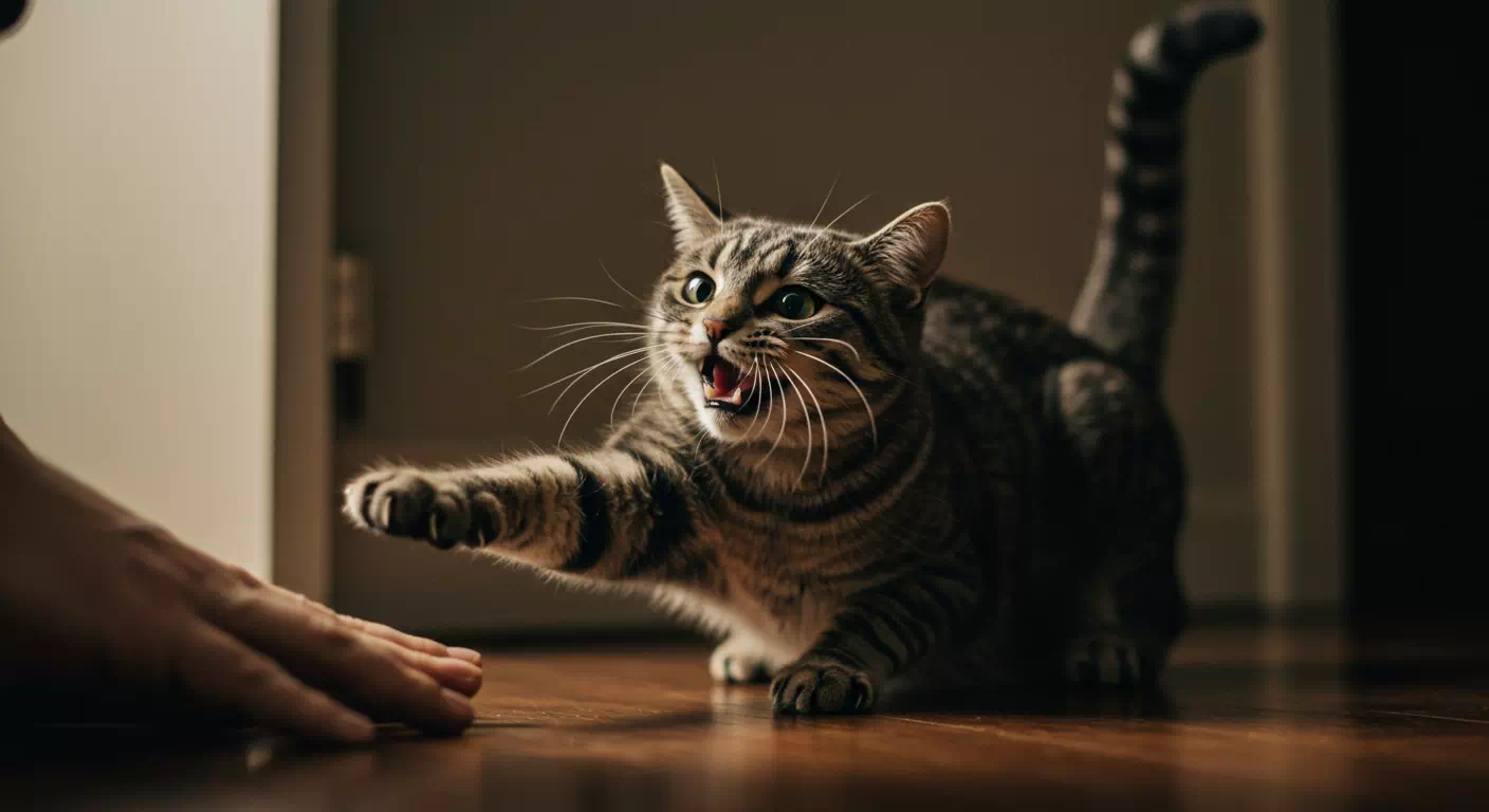 猫のシャーがむかつく！やり返す前に知るべき威嚇の真相