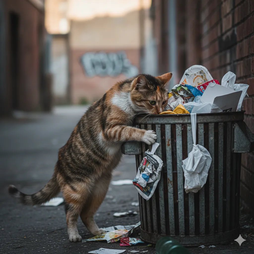 猫にイタズラされないゴミ箱決定版！ロックと蓋つきで賢い猫も降参