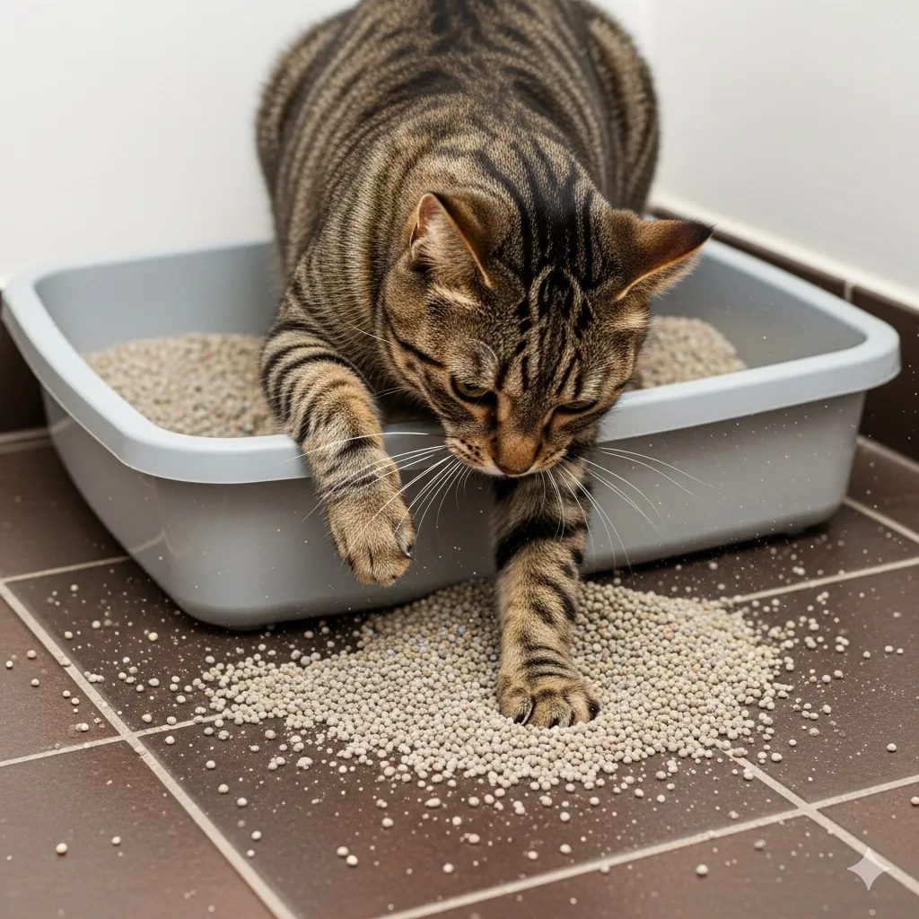 猫トイレシートのぐちゃぐちゃは卒業！併用と交換頻度で劇的に改善