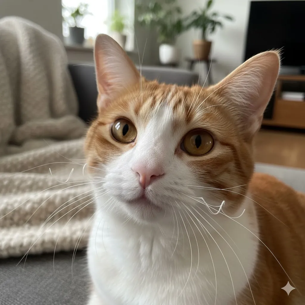 猫のひげチリチリは病気？寝癖？焦げた？原因と見分け方を解説