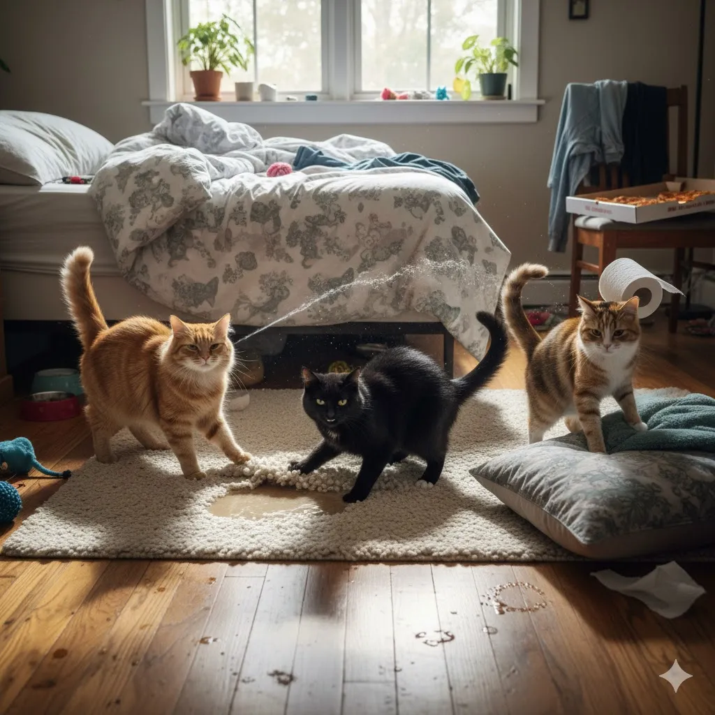 猫がわざと粗相！もう限界な飼い主へ。布団のうんちが治った秘策