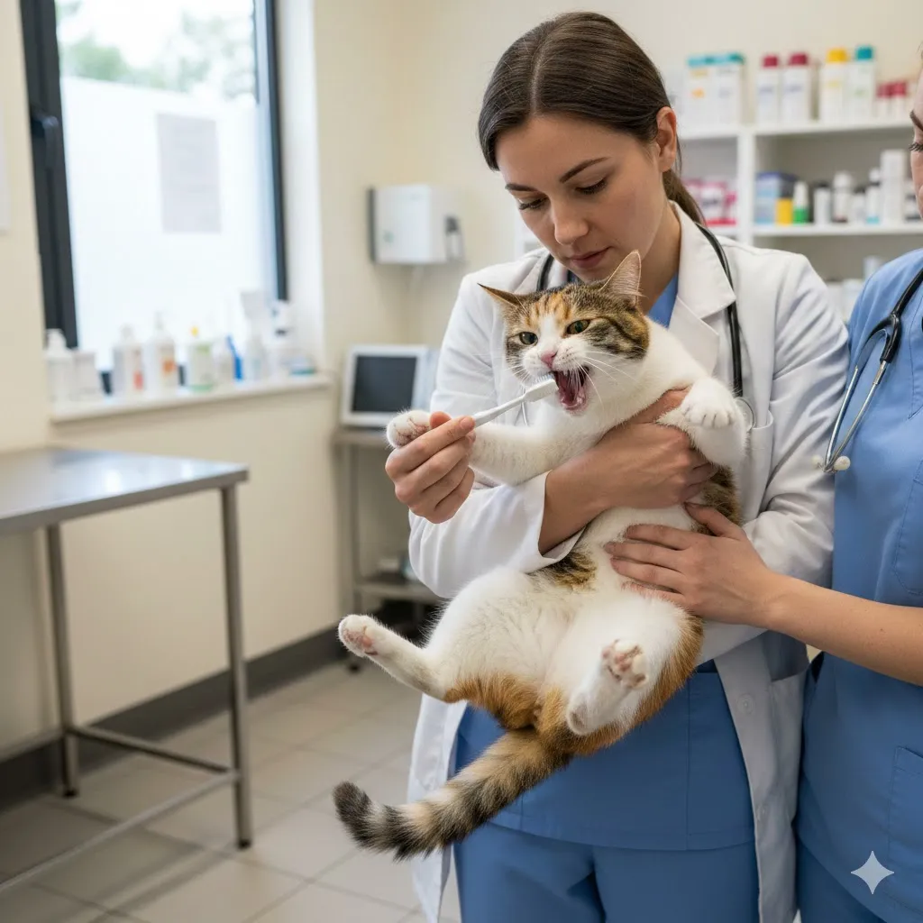 子猫が歯磨きしてない！知恵袋の綿棒や水に入れるだけ代用ケア法