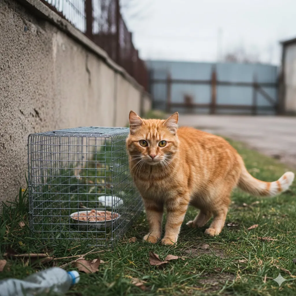 猫が捕獲器に入らない時は手動やダンボール？どうしても捕まらない