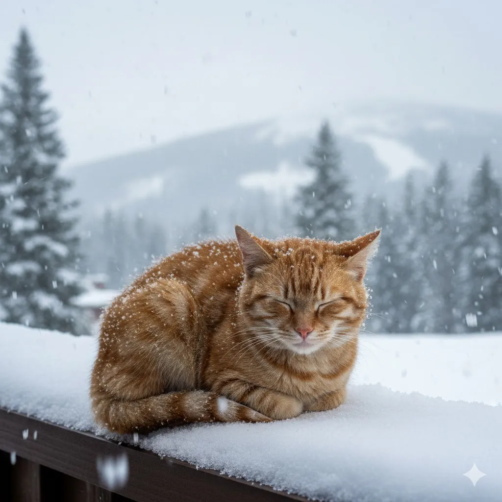 猫 冬暖房なし夜の過ごし方！快適空間で健康を維持
