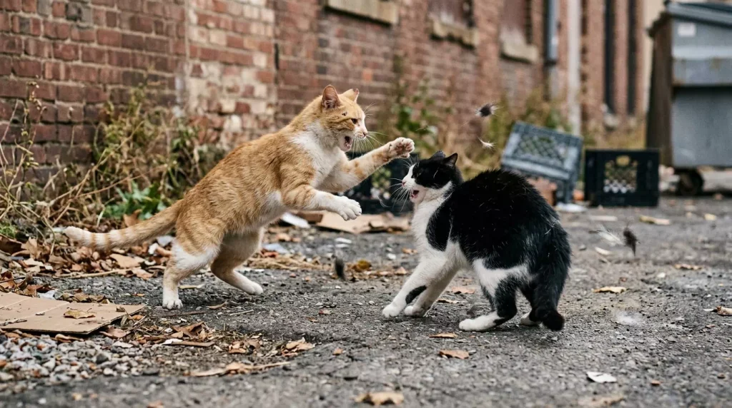 猫の喧嘩を仲裁する方法2