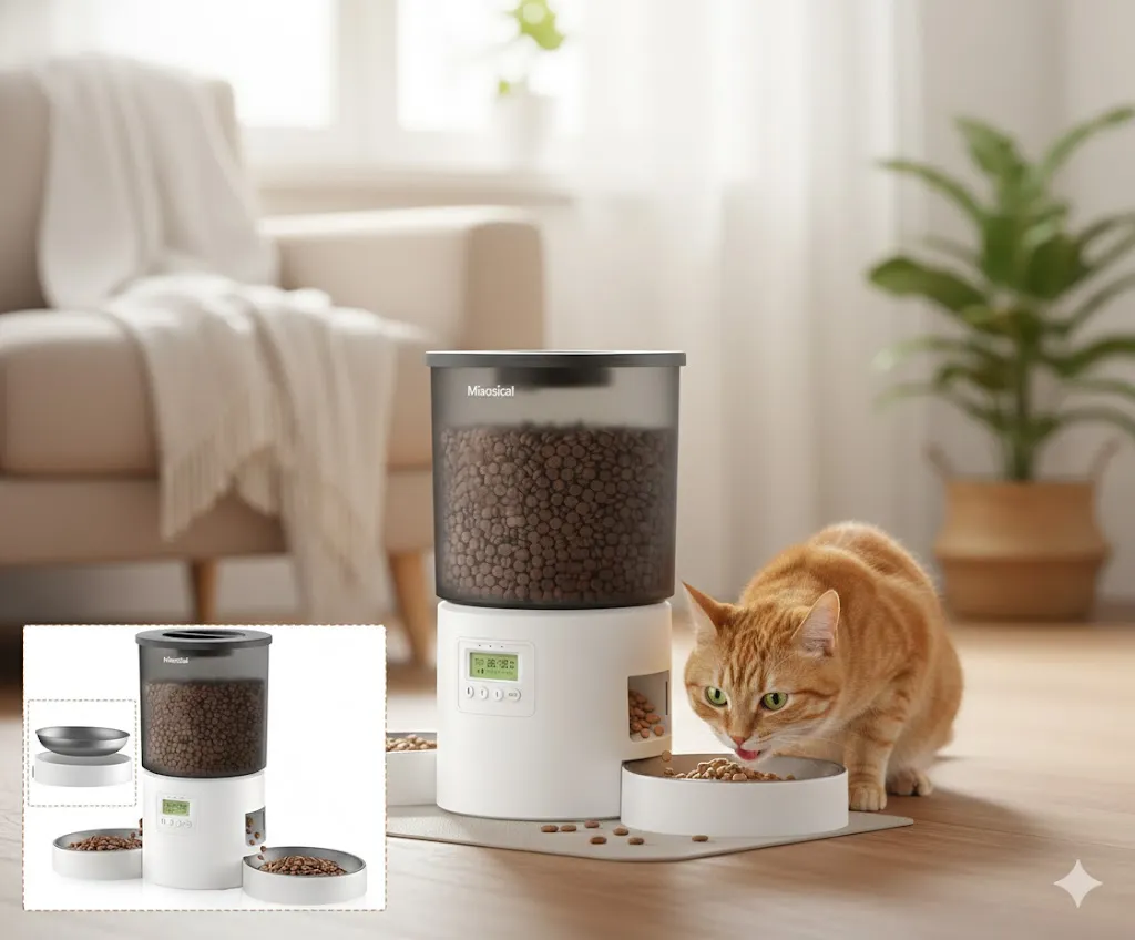 Miaosical自動給餌器口コミ！カメラ・多頭飼育対応餌やり器徹底検証