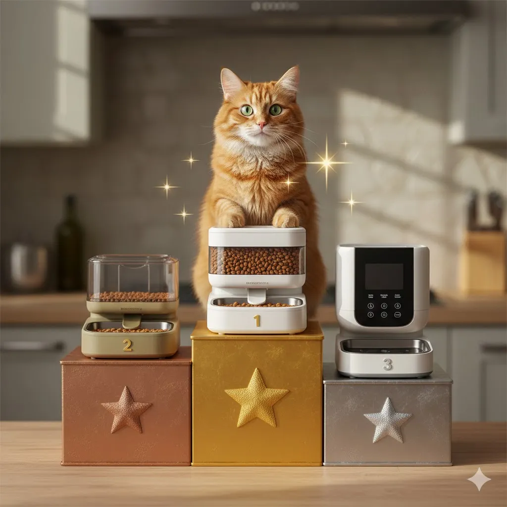 猫の自動給餌器おすすめ！カメラ付きや2匹以上の多頭飼いデメリット
