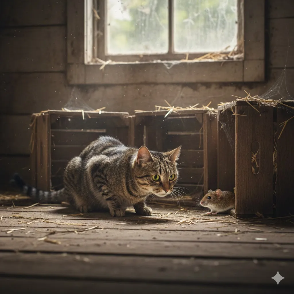 ネズミ撃退！猫の威嚇の鳴き声は最強？天井の音に20kHz効果は？