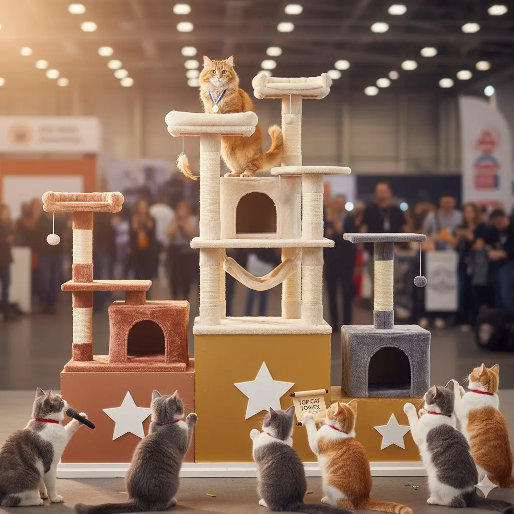 1匹用キャットタワーおすすめ！省スペースでスリムな木製はこれだ！